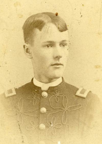 Paul Harris as a cadet